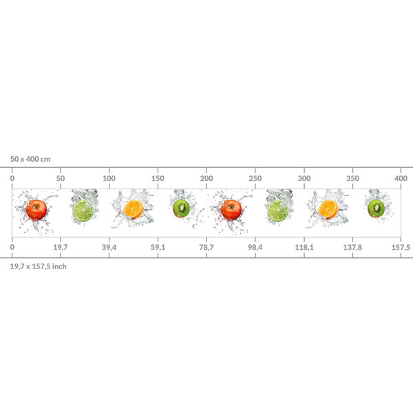 Ebern Designs PVC Spritzschutzpaneel Selbstklebend Augie | Wayfair.de